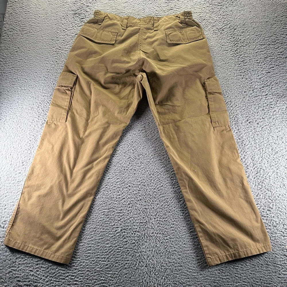 Propper Pant Mens 34x30 Brown Cotton Cargo‎ Straight Baggy Workwear Technician